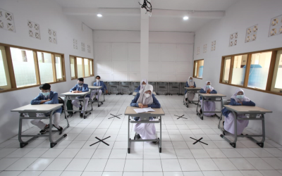 Darul Hikam Siap Belajar Tatap Muka dengan Protokol Kesehatan Ketat